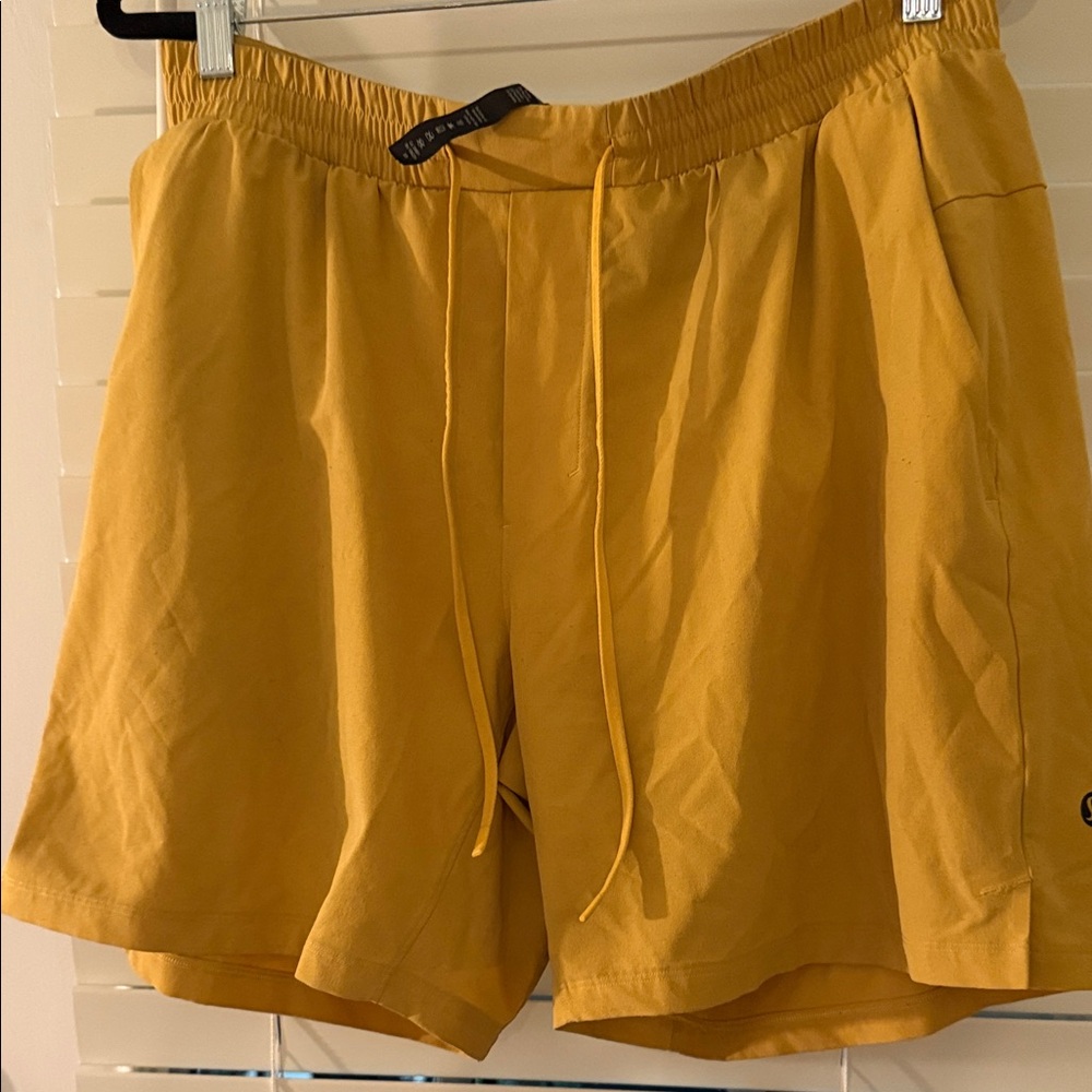 lululemon athletica Yellow Athletic Shorts